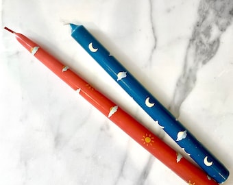 Hand-Painted Candles
